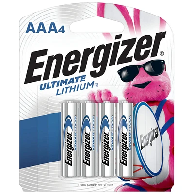 Energizer® Ultimate Lithium™ AAA4 Batteries, 4ct.