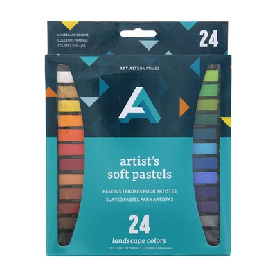 8 Packs: 24 ct. (192 total) Art Alternatives Artist's Landscape Colors Soft Pastels