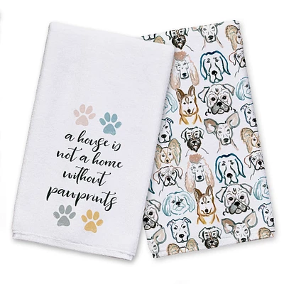 Funny Dog No.3 Tea Towel Set