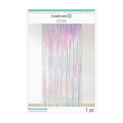 12 Pack: Iridescent Fringe Curtain by Celebrate It™