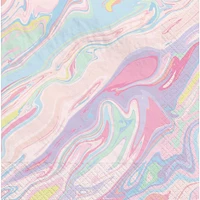 Pastel Marble Beverage Napkins, 80ct.