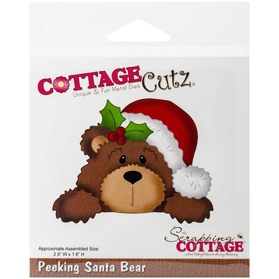 CottageCutz Peeking Santa Bear Dies