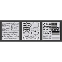 PA Essentials Journaling Collection Stencil Set