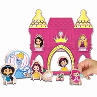 Disney Princess: Wood Castle Activity Building & Decorating Set