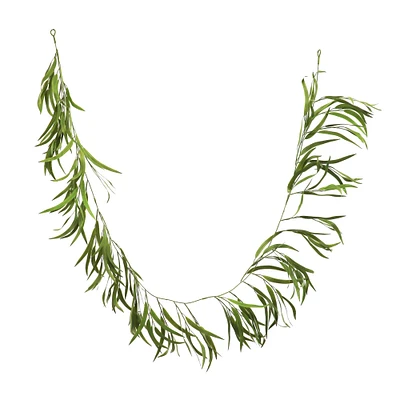 6ft. Green Willow Leaf Garland by Ashland®