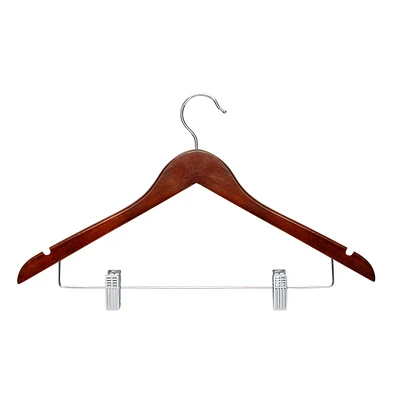 Honey Can Do Cherry Wood Suit Hangers, 12ct.