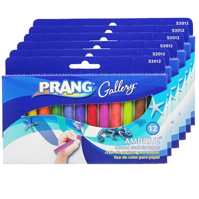 4 Packs: 6 Packs 12 ct. (288 total) Prang® Ambrite™ Colored Paper Chalk