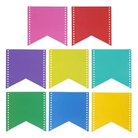 24 Packs: 24 ct. (576 total) Mini Die Cut Pennant Accents by B2C®