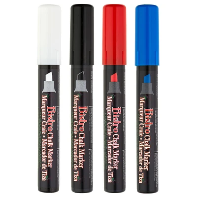 6 Packs: 4 ct. (24 total) Marvy® Uchida Bistro Chisel Tip Chalk Marker Set