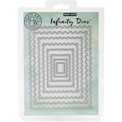 Hero Arts Infinity Dies-Nesting Postage Stamps