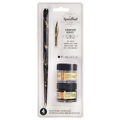 6 Pack: Speedball® Signature Series™ Calligraphy Pen & Ink Set