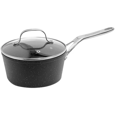 THE ROCK™ by Starfrit 2qt. Saucepan with Glass Lid