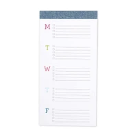 lake + loft big ta-do Chambray Fabric Planner List Pad