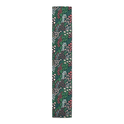 72'' Floral Pattern Cotton Twill Table Runner