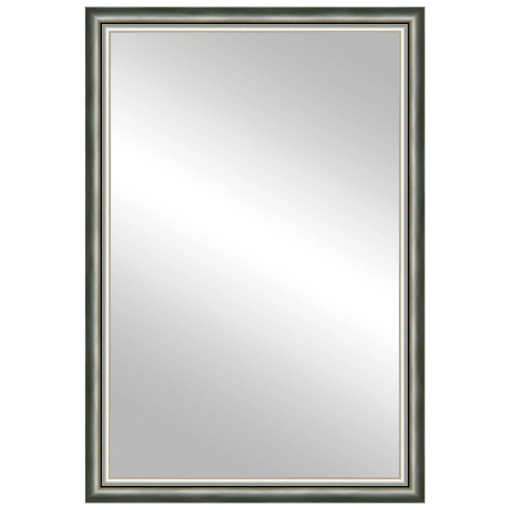 Timeless Frames® Cassia Champagne 24" x 37" Framed Mirror