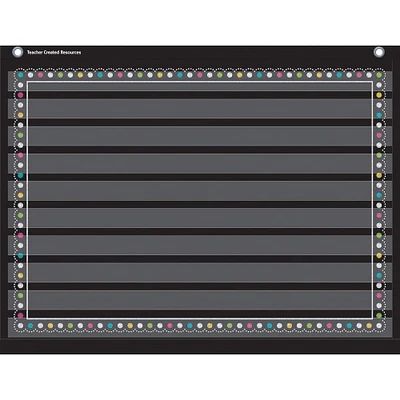 Teacher Created Resources Chalkboard Brights Mini Pocket Chart