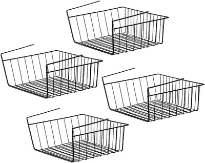 NEX™ Black Under Shelf Wire Baskets, 4ct.