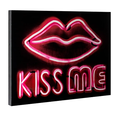 Kiss Me Neon Wall Art