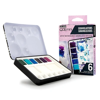 8 Pack: Golden® QoR® Mini Granulators Artist Watercolor Set