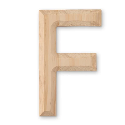 8" Beveled Wood Letter by Make Market