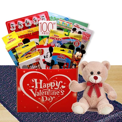 Disney® Mickey & Friends Valentine's Gift Box with Teddy Bear Plush