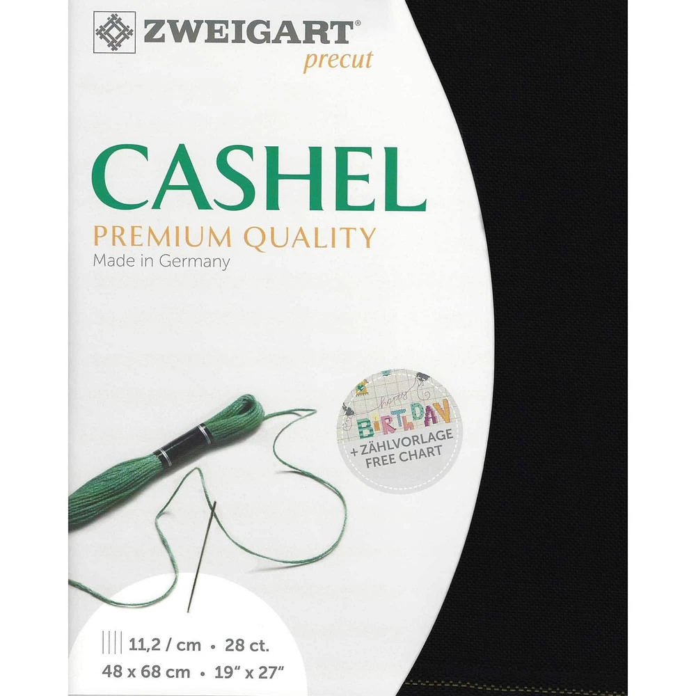 Zweigart® Precut Cashel 28 Count Canvas, 19" x 27"