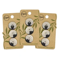 Dritz® 20mm Recycled Hemp Round Button, 9ct.