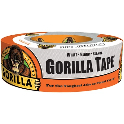 Gorilla® White Gorilla Tape®, 1.88" x 30yd.