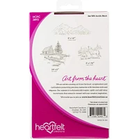 Heartfelt Creations® Create A 'scape Backcountry Cling Rubber Stamp Set