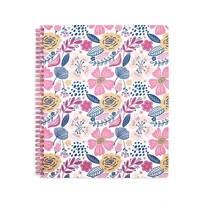 Steel Mill & Co.® Mosaic Floral Large Spiral Notebook