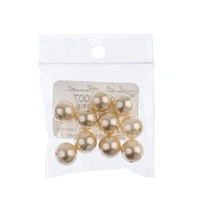 Preciosa Maxima 10mm Glass Nacre Pearls, 10ct.