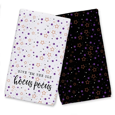 Give 'Em The Ole Hocus Pocus Tea Towel Set