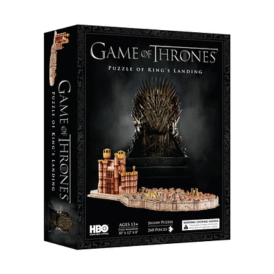 4D™ Cityscape Game of Thrones™ King's Landing 3D 260 Piece Puzzle