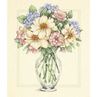Dimensions® Flowers in Tall Vase Counted Cross Stitch Kit