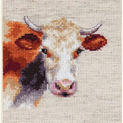 Alisa Cow Cross Stitch Kit