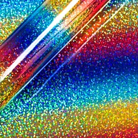 Siser® Holographic Heat Transfer Vinyl Roll, Rainbow