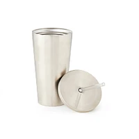 12 Pack: 19oz. Stainless Steel Tumbler with Straw by Celebrate It™