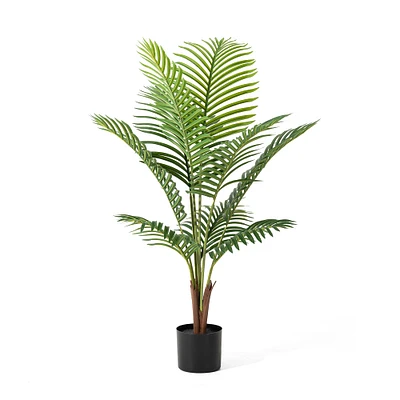 Glitzhome® 3.5ft. Potted Faux Areca Palm Tree