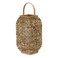 21.5" Wicker Lantern