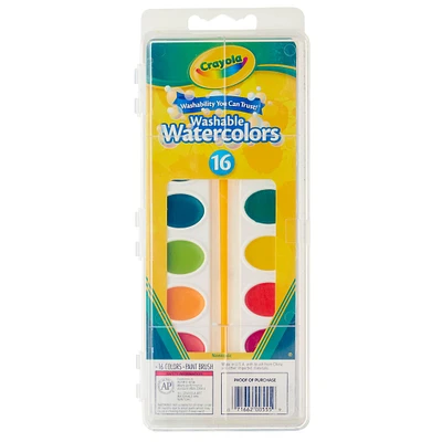 Crayola® Watercolors Pan Set, 16ct.