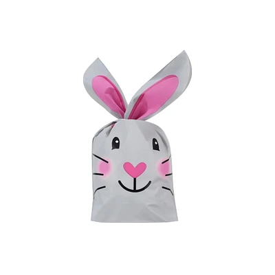 Gray Easter Bunny Treat Bags by Celebrate It®, 12ct.