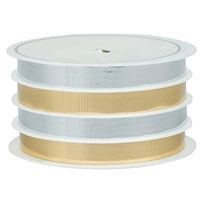 JAM Paper 3/8" x 55yd. Metallic Ribbon