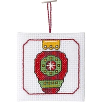 Bucilla® 2.5" Christmas Whimsy Ornaments Counted Cross Stitch Kit