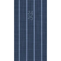 2024-2025 Denim Stripe Pocket Planner