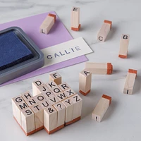 Small Uppercase Alphabet Wood Stamp Set by Recollections™