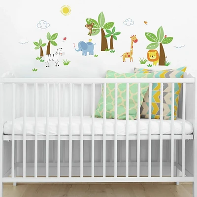 RoomMates Jungle Friends Peel & Stick Wall Decals