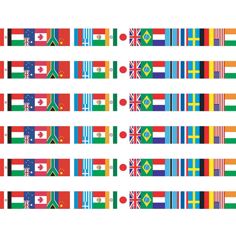 Edupress™ International Flags Spotlight Border™, 210ft.