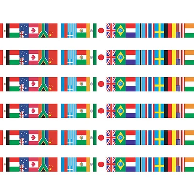 Edupress™ International Flags Spotlight Border™, 210ft.