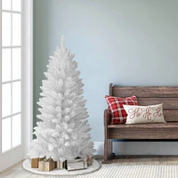 4ft. Unlit White Carson Artificial Pine Tree