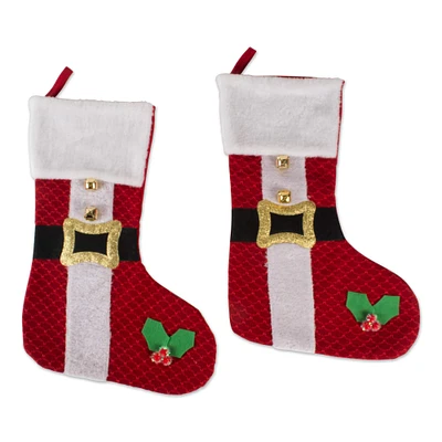 DII® Santa's Holiday Stocking Set